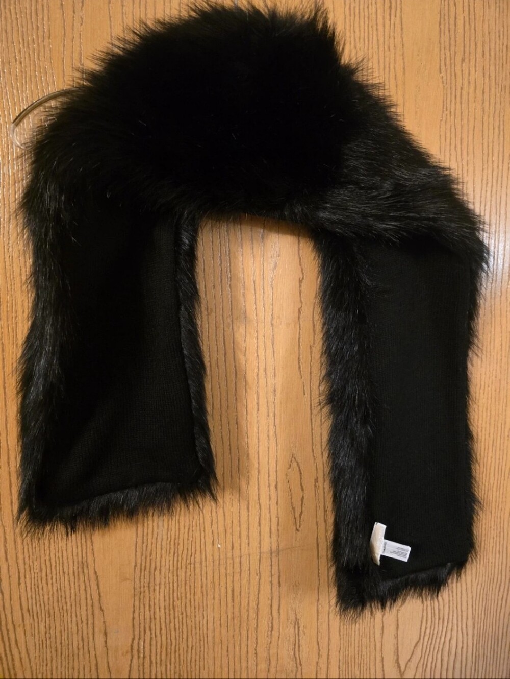 Michael Kors Black Faux Fur Scarf Wrap - Women Accessories